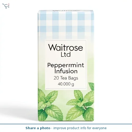 Waitrose Peppermint Infusion 20 Tea Bags