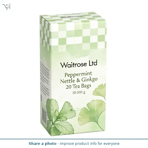 Waitrose Peppermint Nettle & Ginkgo 20 Tea Bags