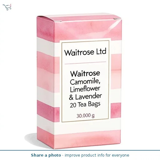 Waitrose Camomile, Limeflower & Lavender 20 Tea Bags