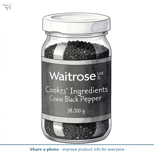 Cooks' Ingredients Coarse Black Pepper