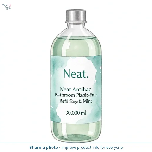 Neat Antibac Bathroom Plastic-Free Refill Sage & Mint