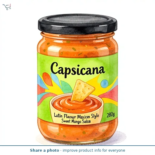 Capsicana Latin Flavour Mexican Style Sweet Mango Salsa 280g