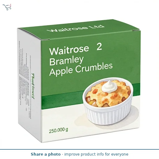 Waitrose 2 Bramley Apple Crumbles