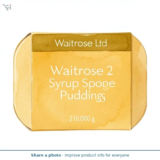Waitrose 2 Syrup Sponge Puddings