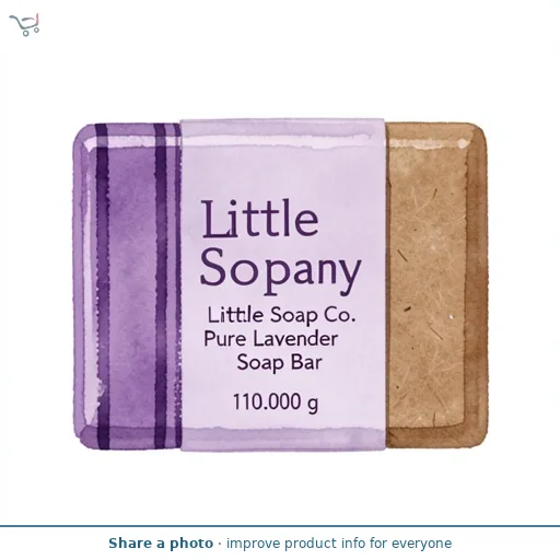 Little Soap Co. Pure Lavender Soap Bar