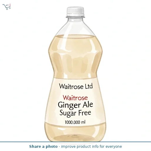 Waitrose Ginger Ale Sugar Free