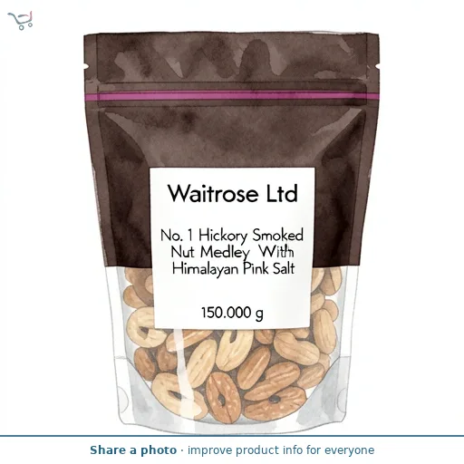 No.1 Hickory Smoked Nut Medley With Himalayan Pink Salt