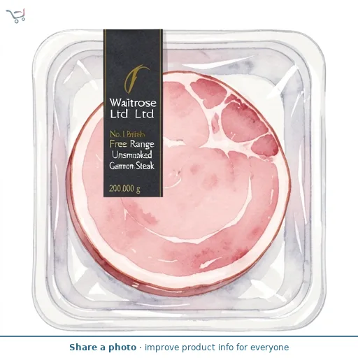 No.1 British Free Range Unsmoked Gammon Steak