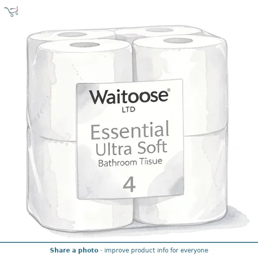 Essential White Ultra Soft Bathroom Tissue
