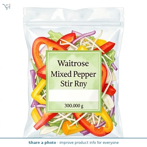 Waitrose Mixed Pepper Stir Fry