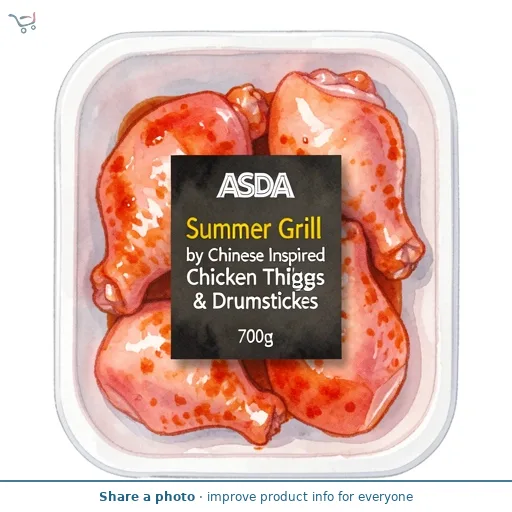 ASDA Summer Grill by  Chinese Inspired Chicken Thighs & Drumsticks 700g