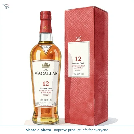 The Macallan Sherry Oak 12 Year Old Single Malt Whisky