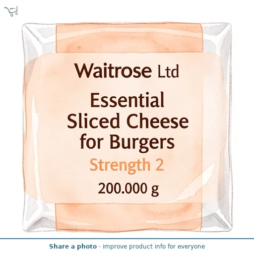 Essential Sliced Cheese for Burgers Strength 2