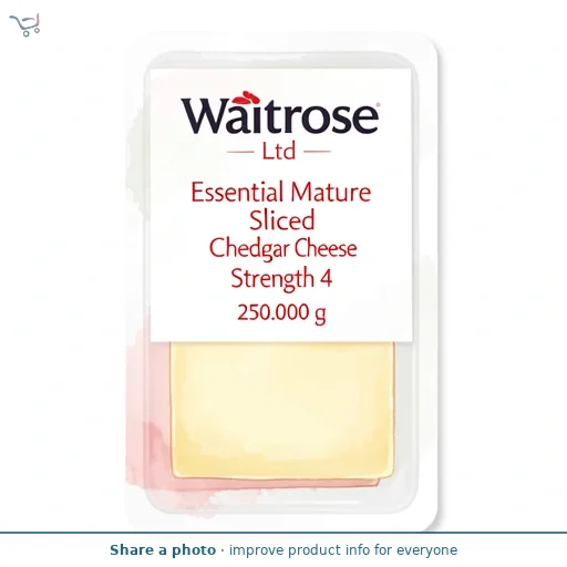Essential Mature Sliced Cheddar Cheese Strength 4