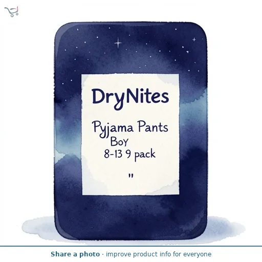 Huggies DryNites Pyjama Pants Boy 8-13 Years, 9 pack