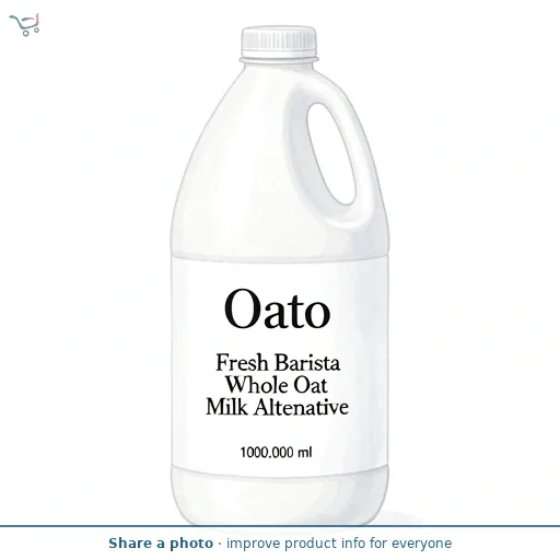 Oato Fresh Barista Whole Oat Milk Alternative