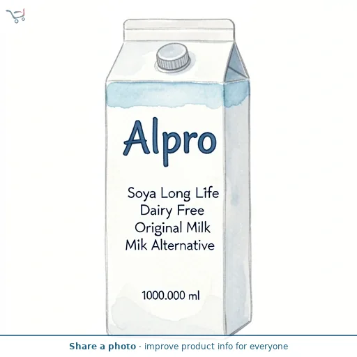 Alpro Soya Long Life Dairy Free Original Milk Alternative