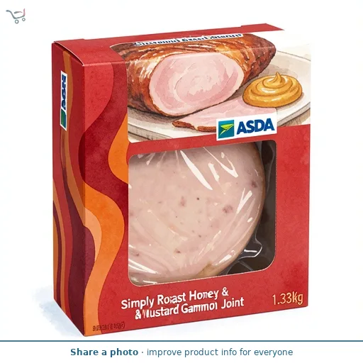 ASDA Simply Roast Honey & Mustard Gammon Joint 1.33kg