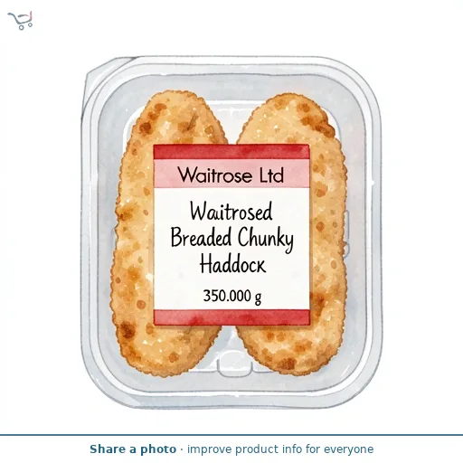 Waitrose Breaded Chunky Haddock