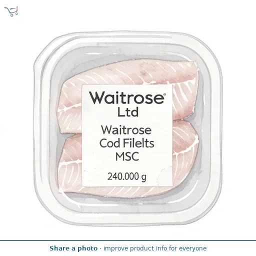Waitrose Cod Fillets MSC