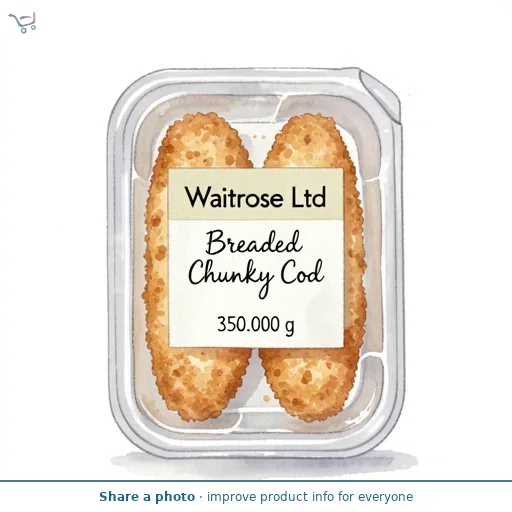 Waitrose Breaded Chunky Cod