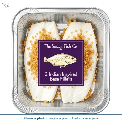 The Saucy Fish Co 2 Indian Inspired Basa Fillets