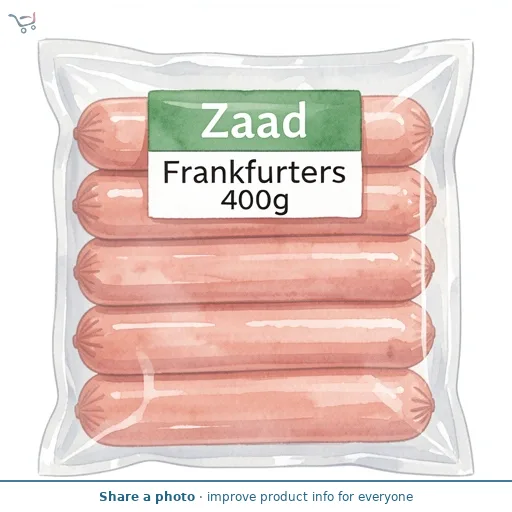Zaad Frankfurters 400g