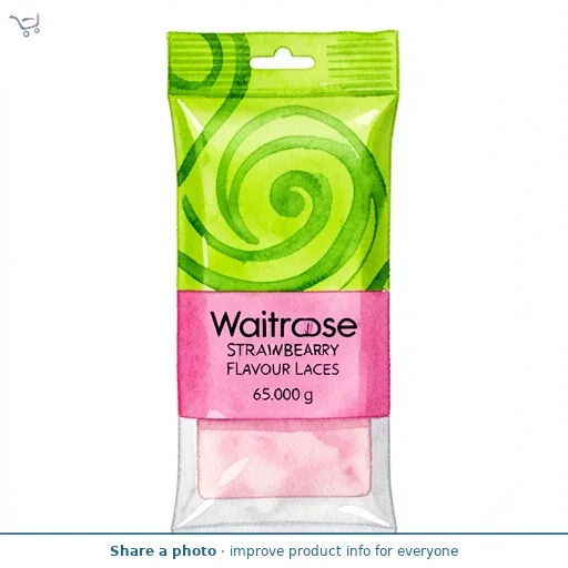 Waitrose Strawberry Flavour Laces