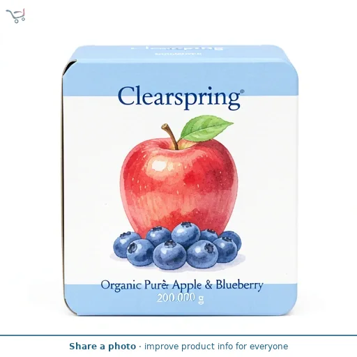 Clearspring Organic Purée Apple & Blueberry