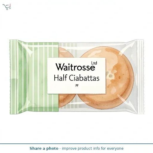 Waitrose Half Ciabattas