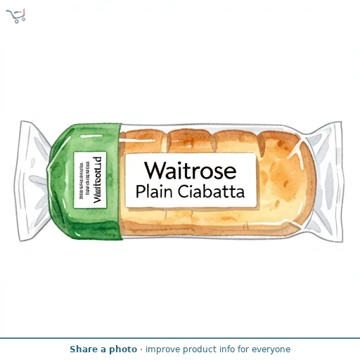 Waitrose Plain Ciabatta