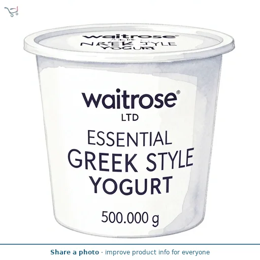 Waitrose Essential Natural Greek Style Yogurt