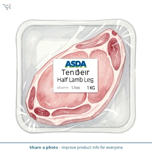 ASDA Tender Half Lamb Leg (Typically 1.2KG)