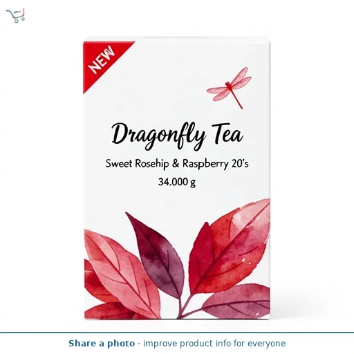 Dragonfly Tea Sweet Rosehip & Raspberry 20's