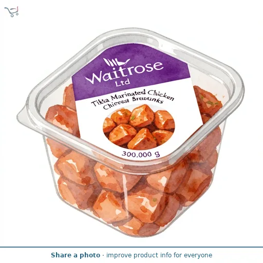 Waitrose Tikka Marinated Chicken Breast Chunks
