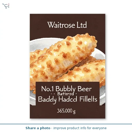 No.1 Bubbly Beer Battered Haddock Fillets