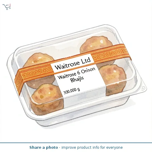 Waitrose 6 Onion Bhajis