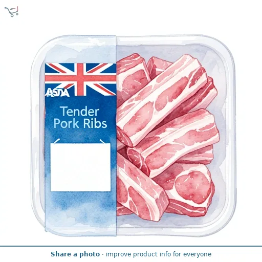 ASDA Tender Pork Ribs 800g