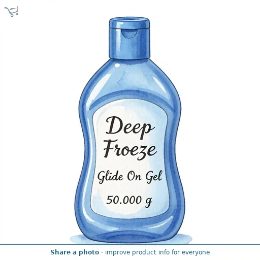 Deep Freeze Glide On Gel 50g