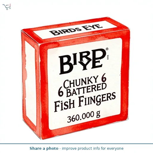 Birds Eye Chunky 6 Battered Fish Fingers