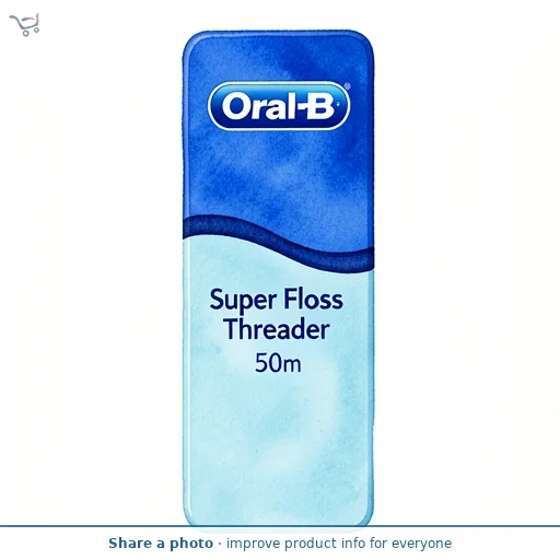 Oral-B Super Floss Threader 50m
