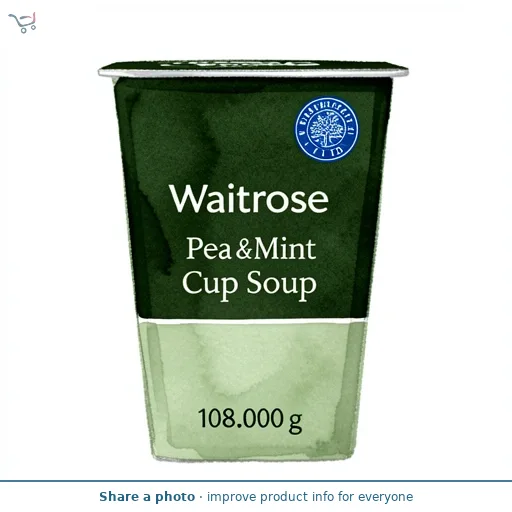 Waitrose Pea & Mint Cup Soup