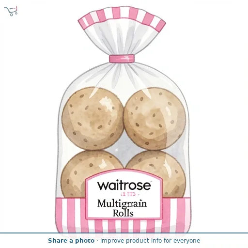 Waitrose 4 Multigrain Rolls