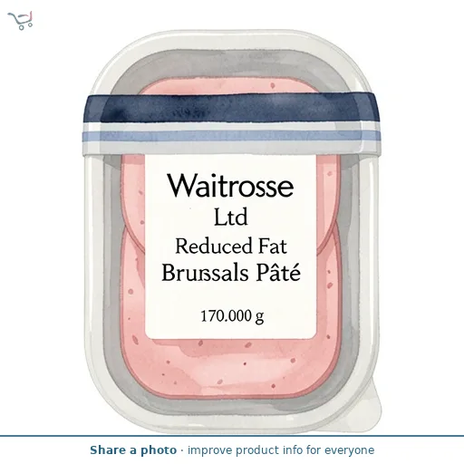 Waitrose Reduced Fat Brussels Pâté