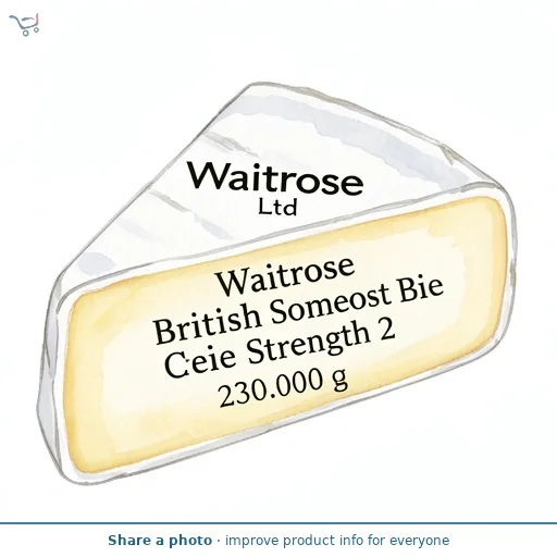 Waitrose British Somerset Brie Cheese Strength 2