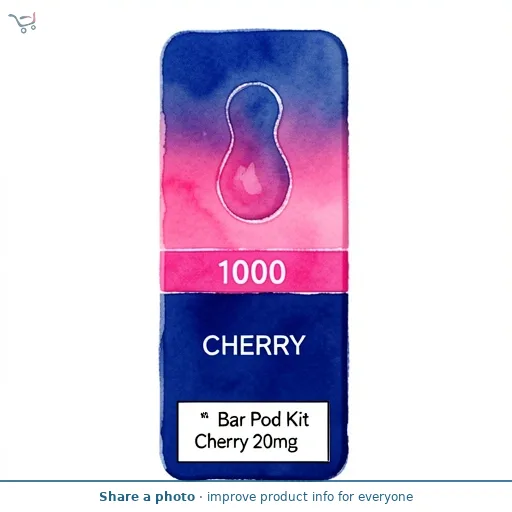 Blu Bar Pod Kit Cherry 20mg