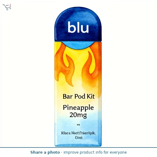 blu Bar Pod kit Pineapple Vape Device 20mg/ml