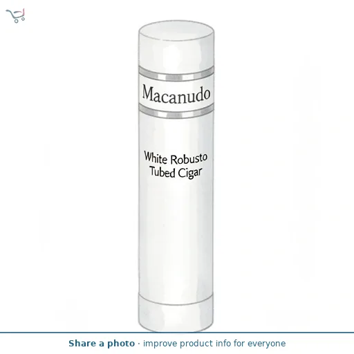 Macanudo White Robusto Tubed Cigar