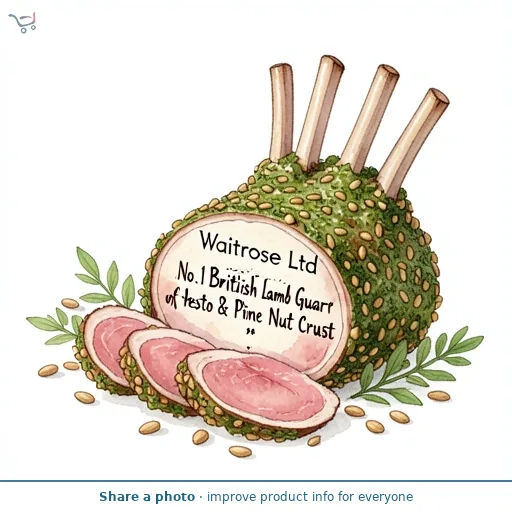 No.1 British Lamb Guard of Honour with a Pesto & Pine Nut Crust