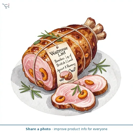 Boneless Leg of British Lamb with Apricot & Rosemary
